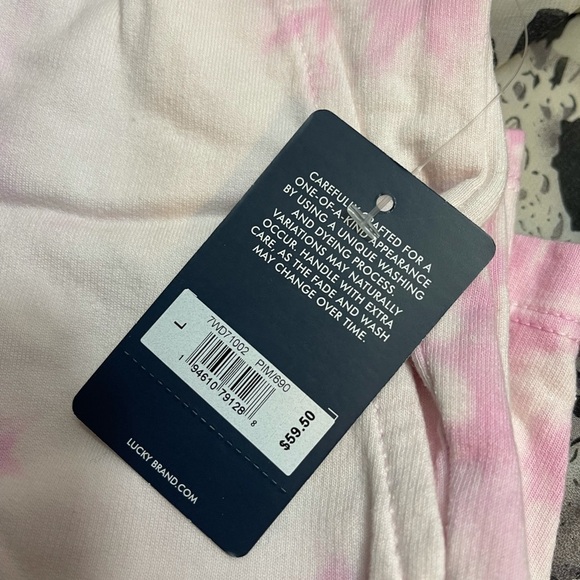 LUCKY Brand Pink & White Tie Dyed Shorts. SizeL - Picture 6 of 10